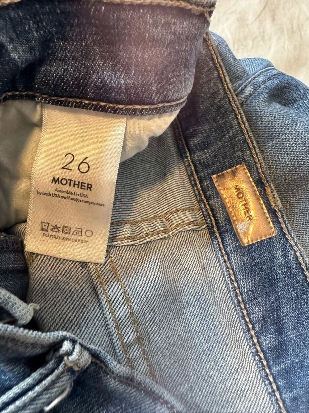 Mother Denim The Hustler Roller Ankle in High on the Hog Size 26 - Picture 11 of 15